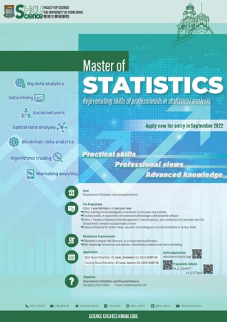 Master of Statistics Poster